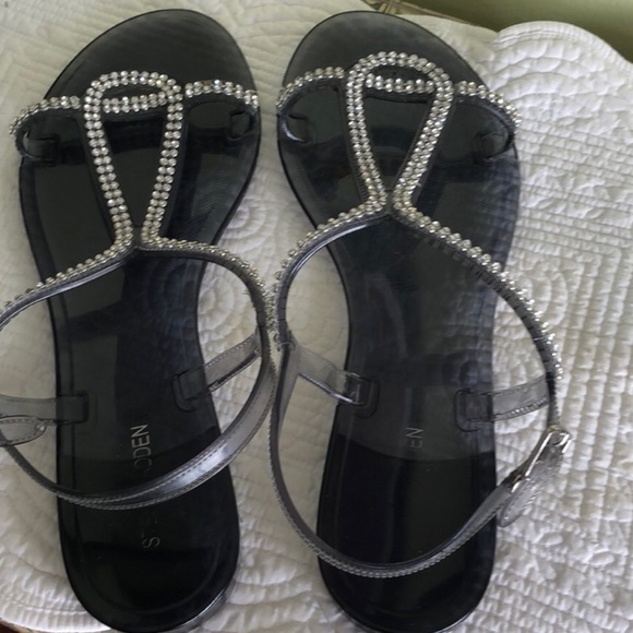 Steve Madden Unique Jelly Bean Rhinestone Sandals - Picture 4 of 8